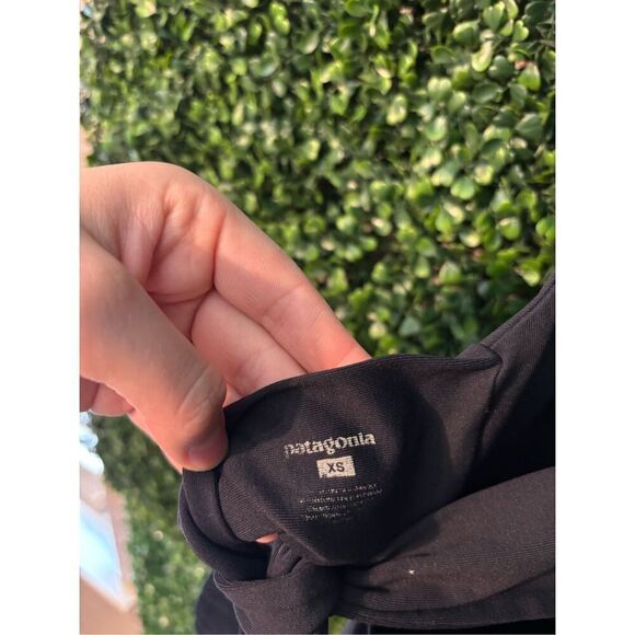 Patagonia Morning Glory Halter Back Dress Black Sz XS - Picture 5 of 5